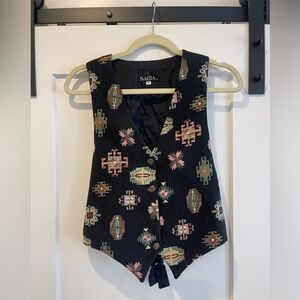 Nadia vintage 90s southwest tribal inspired vest